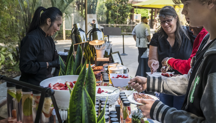 Chef Dora Presents - Corporate events catering table scape
